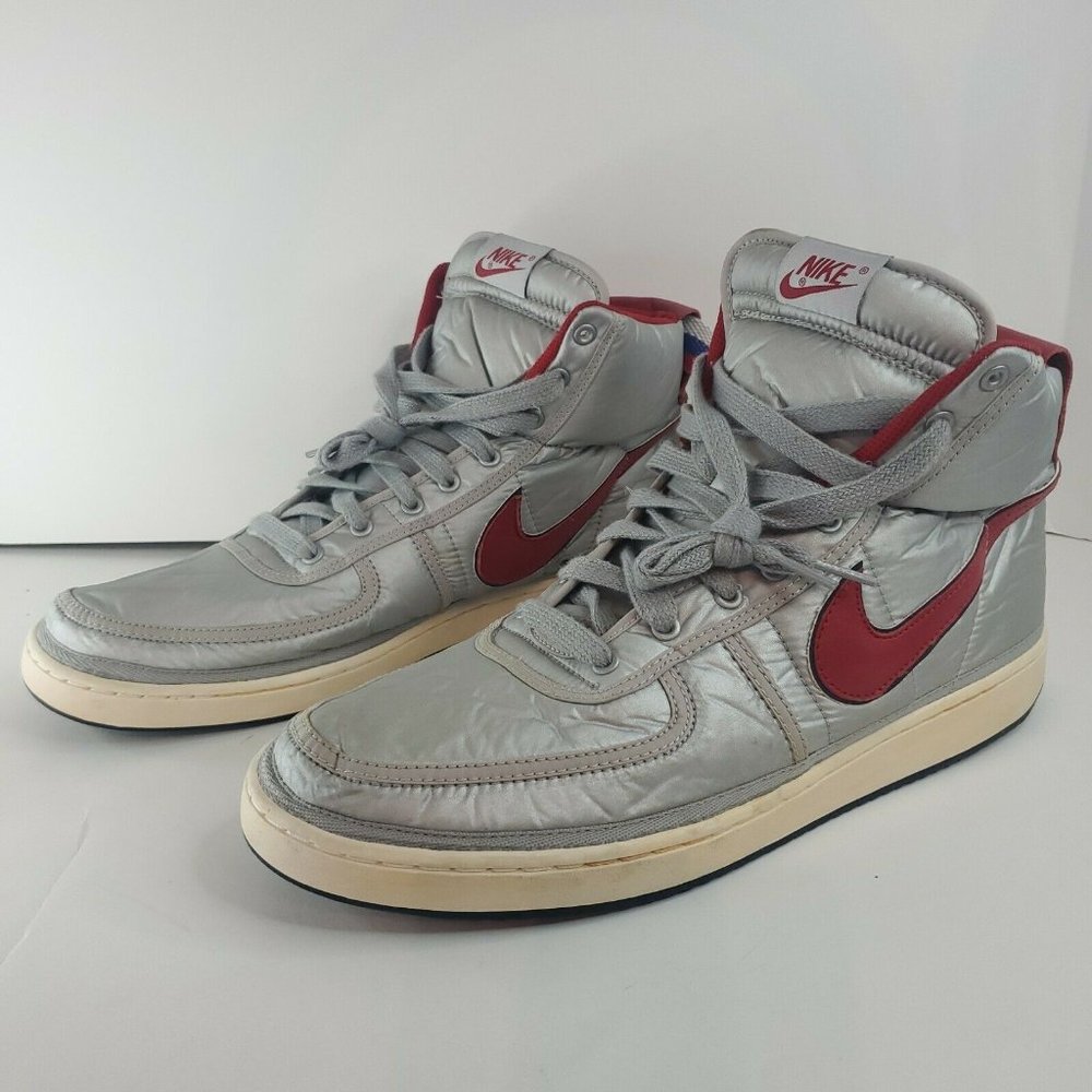 Nike Vandal High Supreme QS 2008 Size 15 No Strap Metallic Silver 325317-061